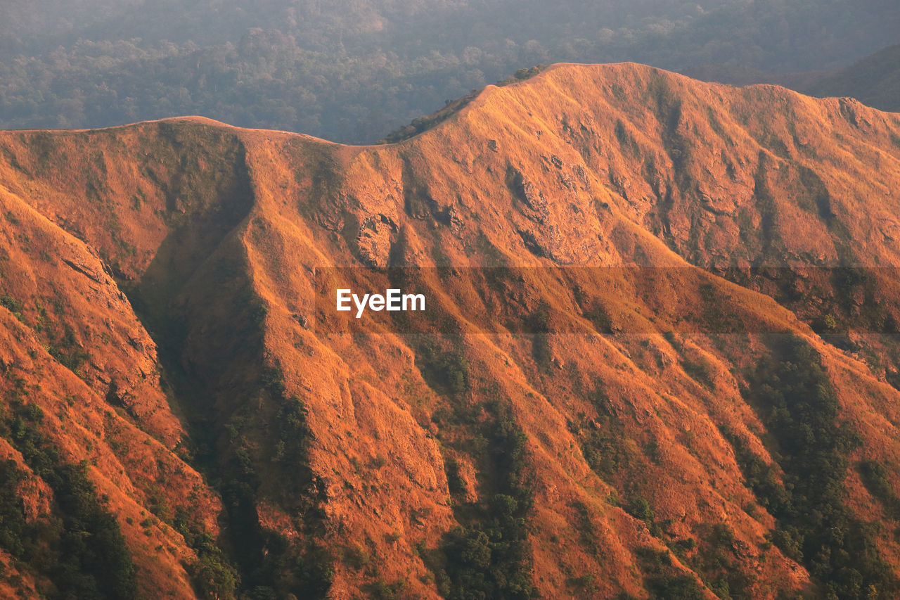 Mulayit taung, a high hill during the summer, in burma