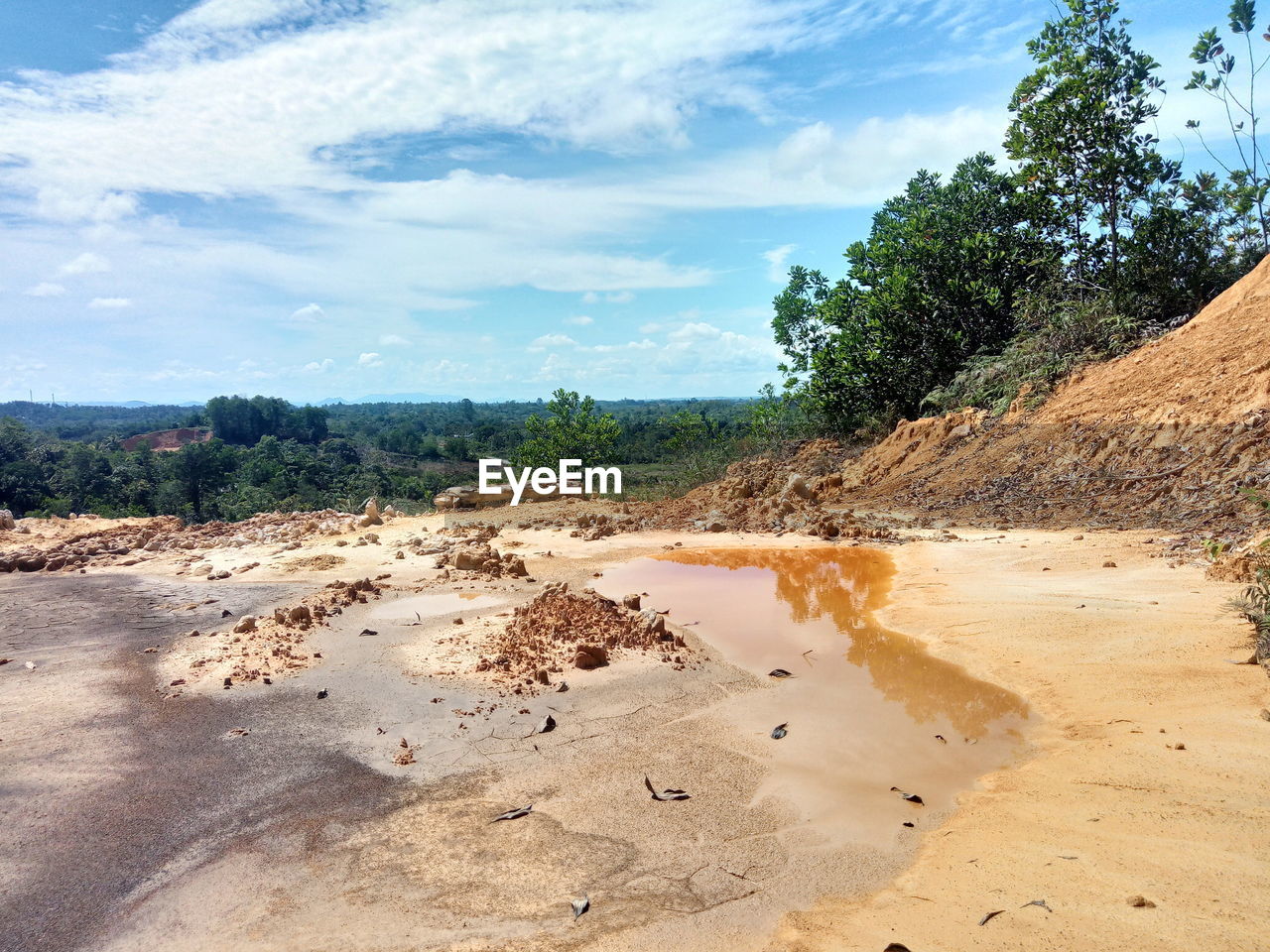 Scenic view of landscape against sky