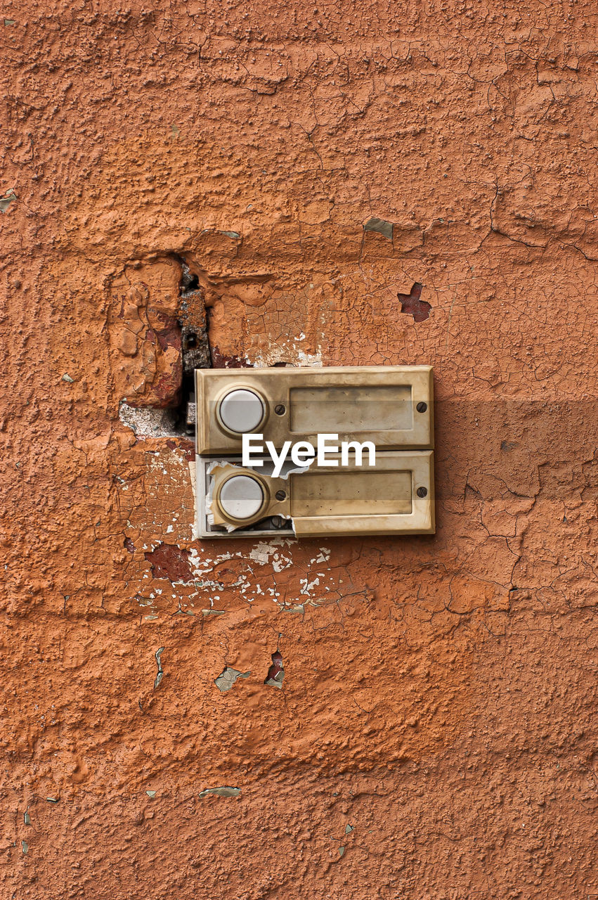 CLOSE-UP OF OLD DOOR