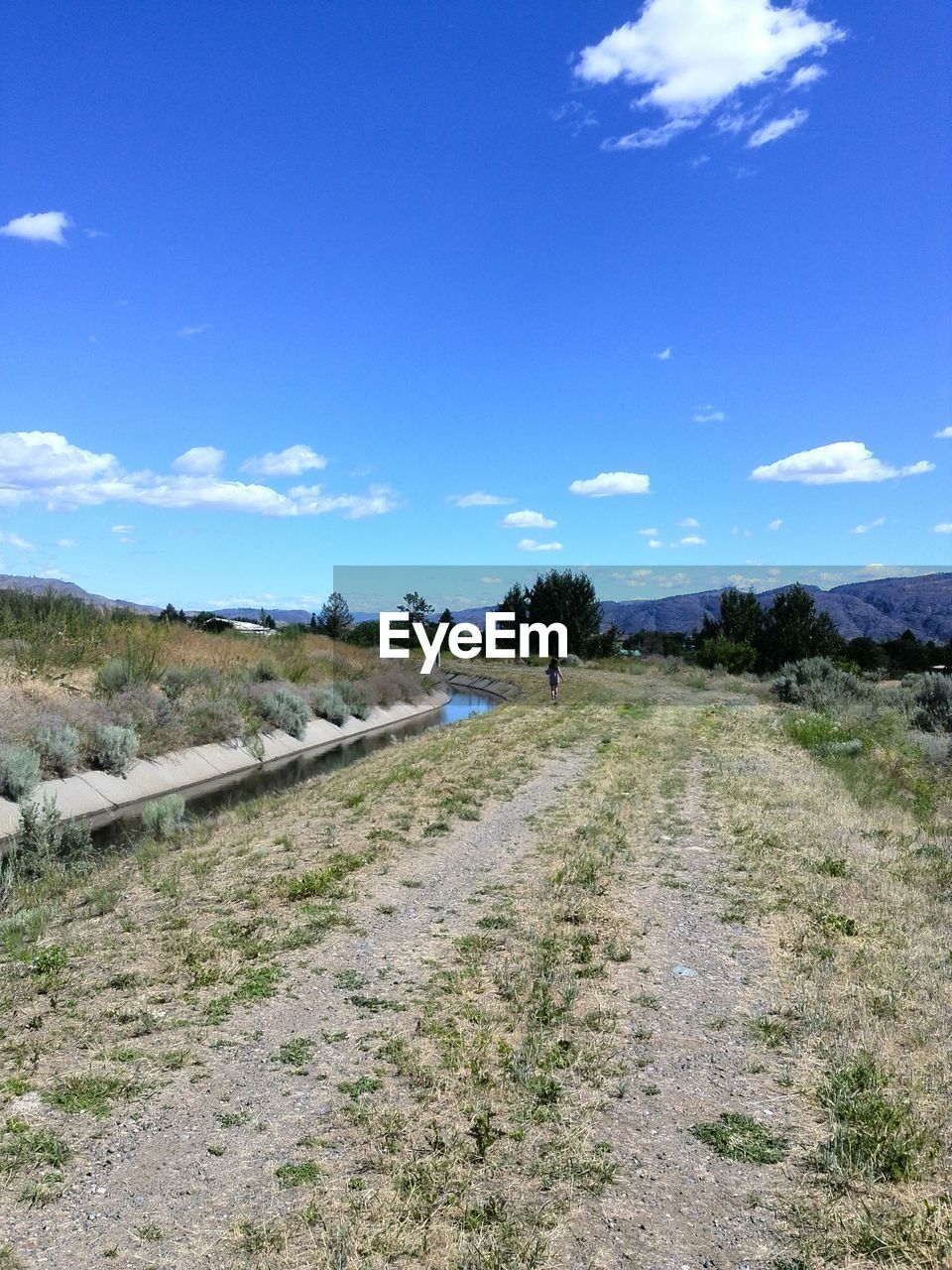 Road passing through landscape