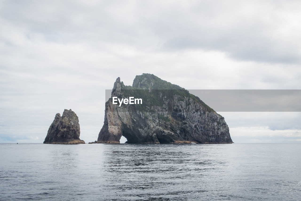SCENIC VIEW OF SEA AND ROCKS