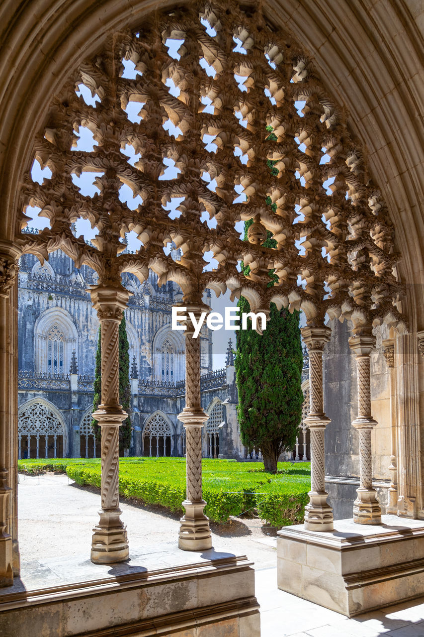 Trees in historic building