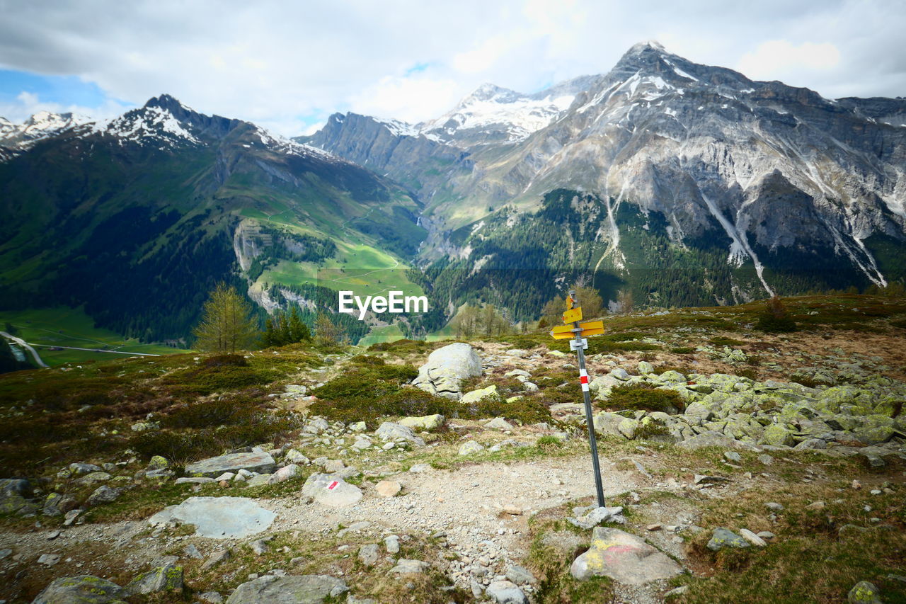 SCENIC VIEW OF SNOWCAPPED MOUNTAIN AGAINST SKY