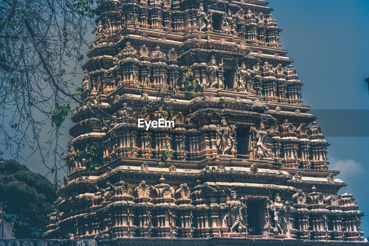 LOW ANGLE VIEW OF A TEMPLE