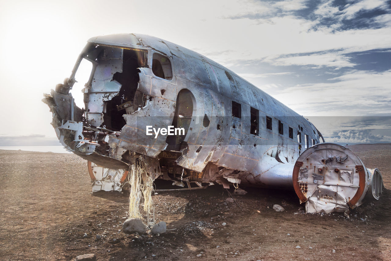 The dc 3 wreck at solheimasandur beach 