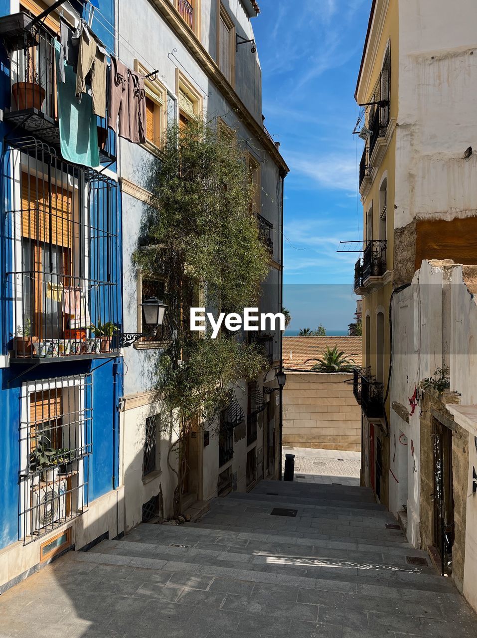 Street amidst buildings in city