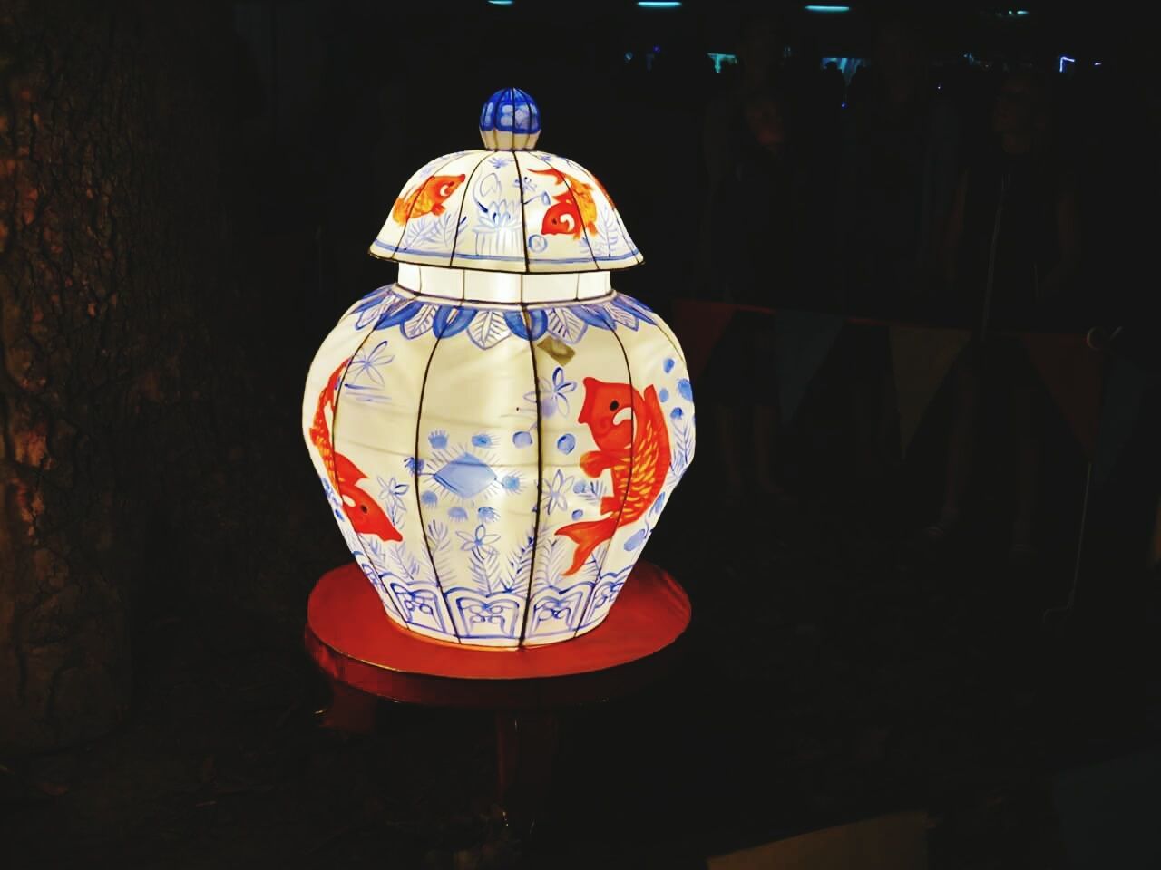 Close-up of lantern