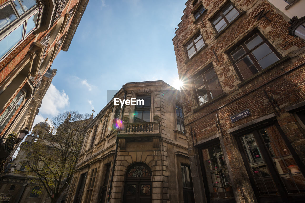 LOW ANGLE VIEW OF BUILDINGS