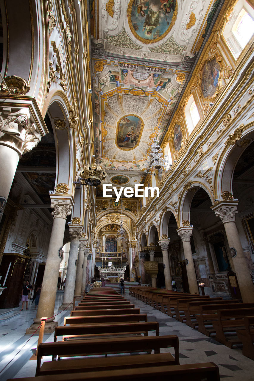 Interior of church