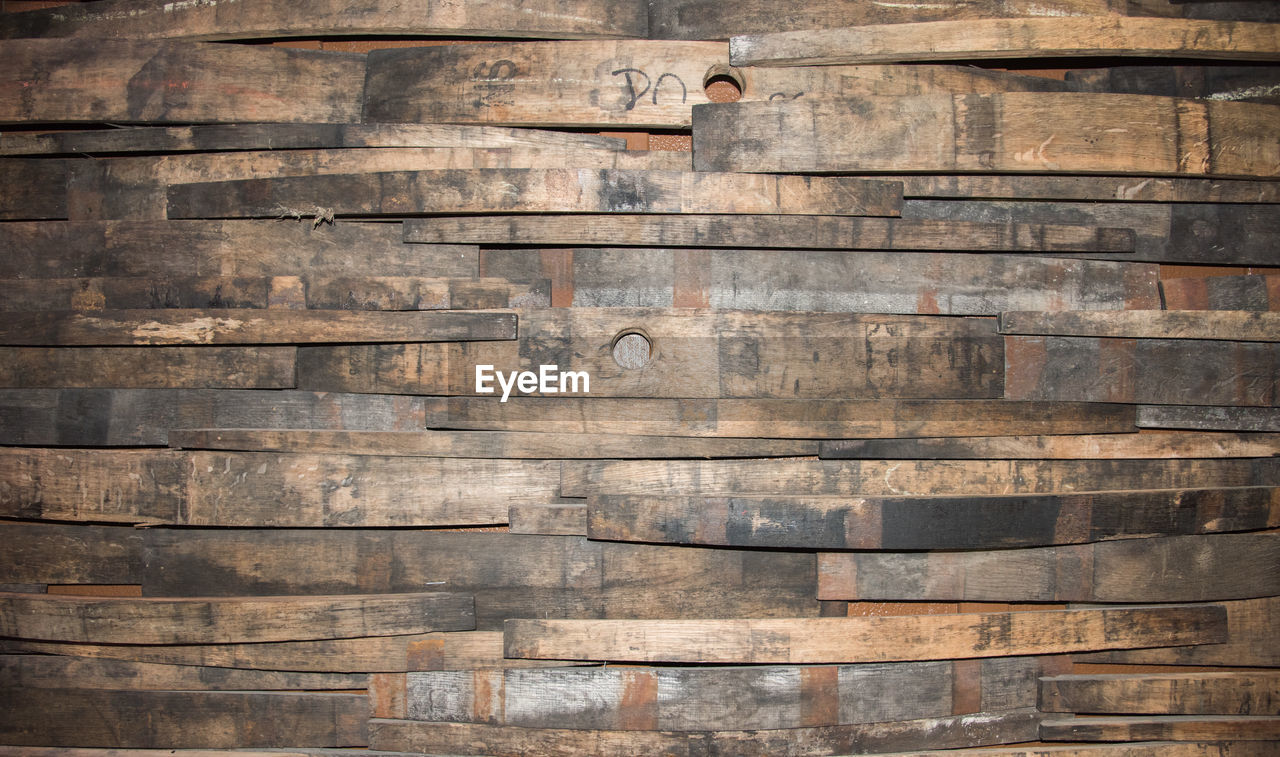 FULL FRAME SHOT OF WEATHERED WOOD