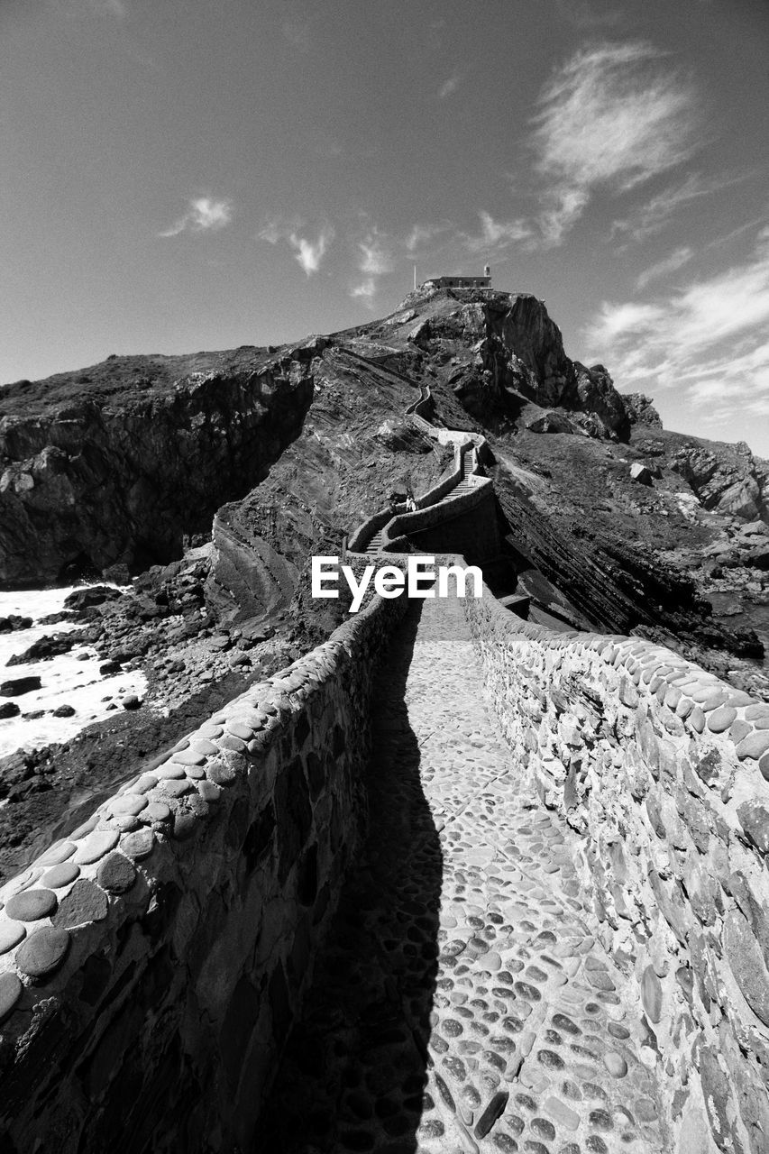 Scenic view of mountain against sky