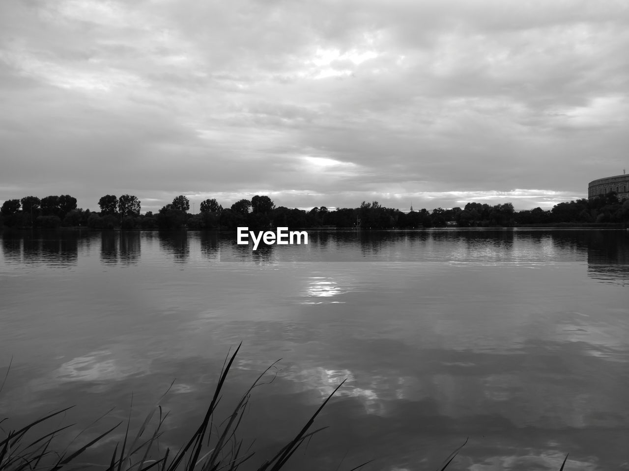 LAKE AGAINST SKY