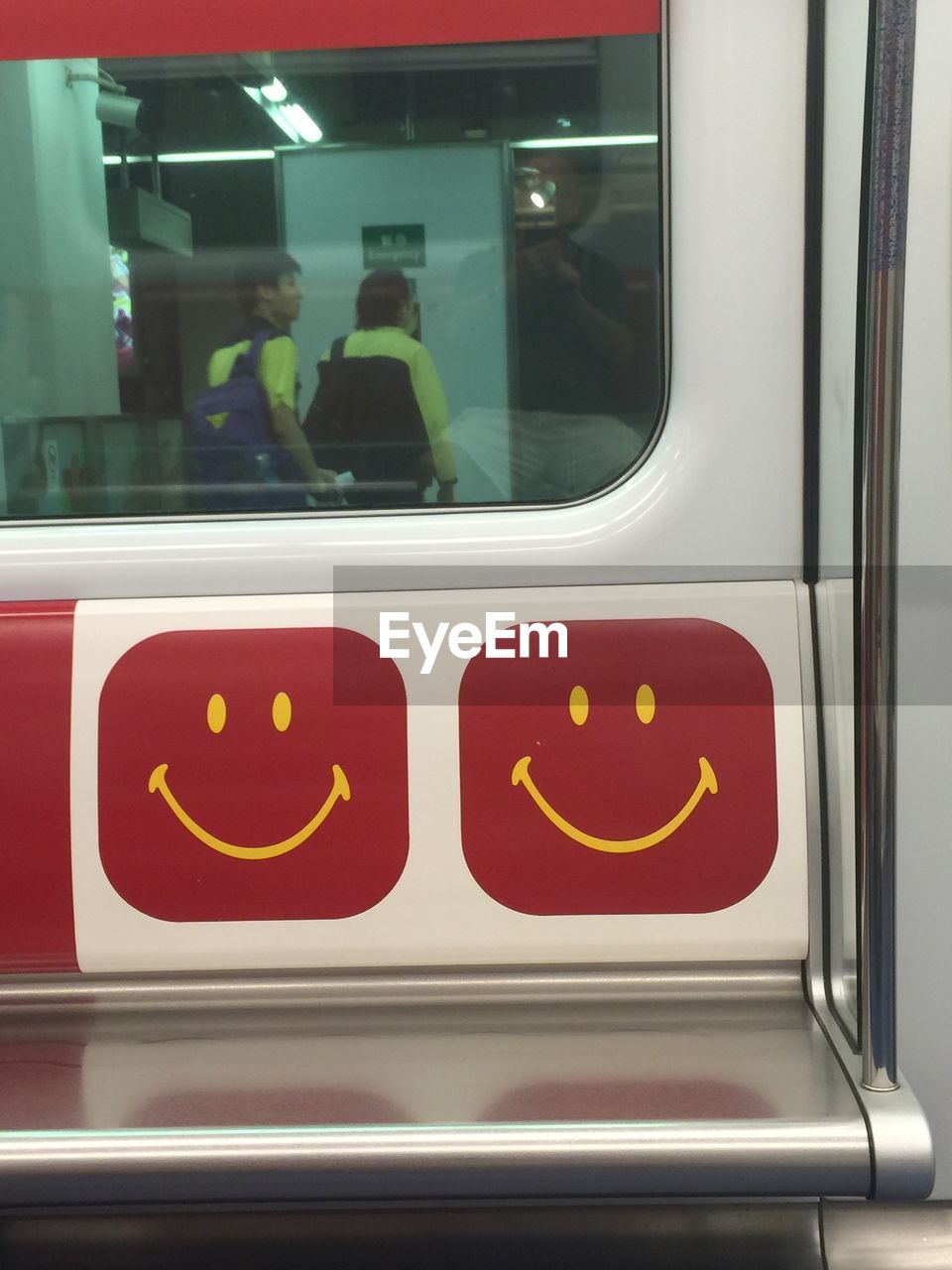 Smiley faces on seats