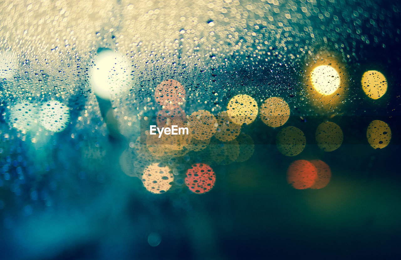 CLOSE-UP OF WATER DROPS ON LEAF