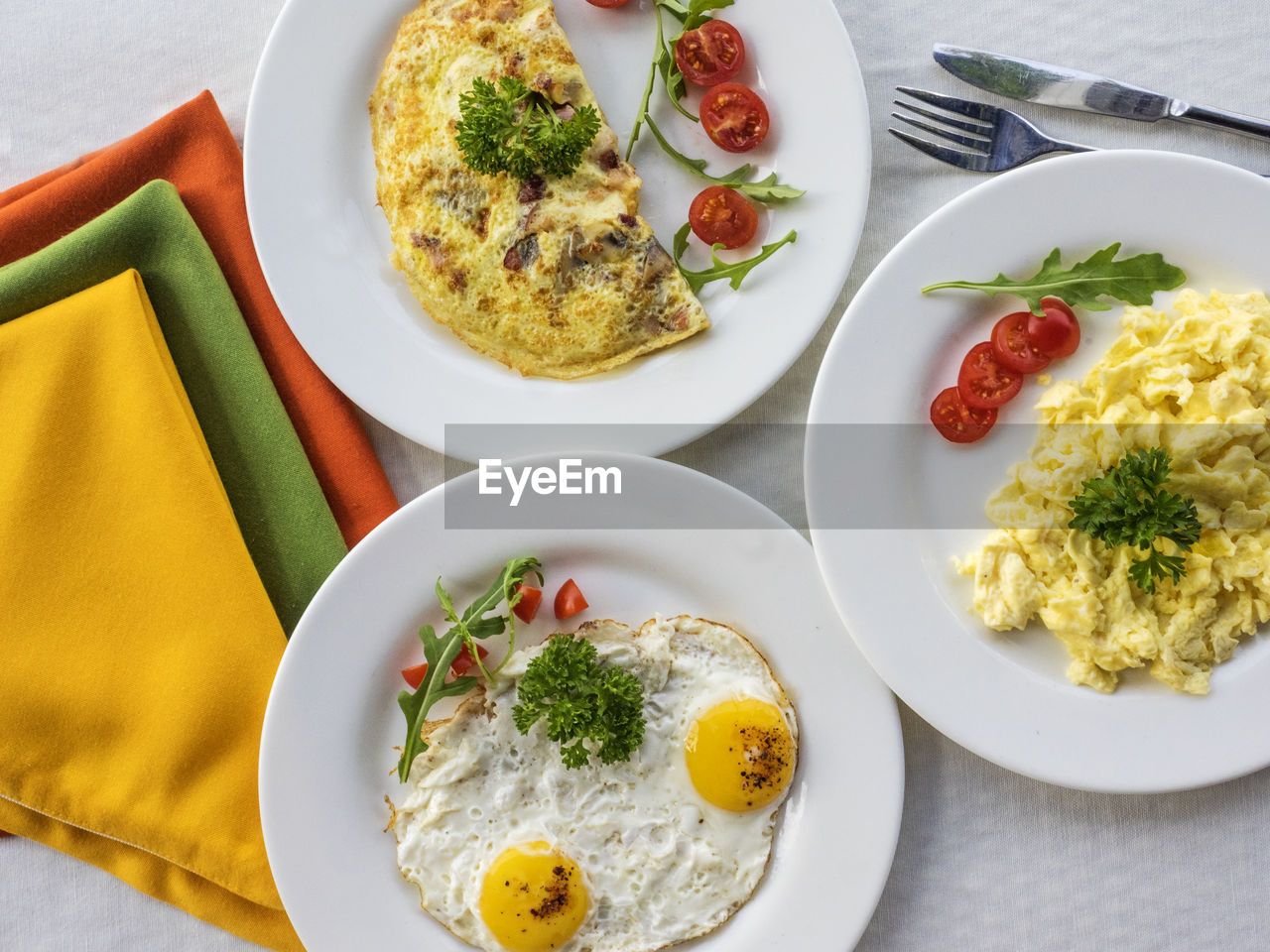 CLOSE-UP OF BREAKFAST SERVED ON TABLE