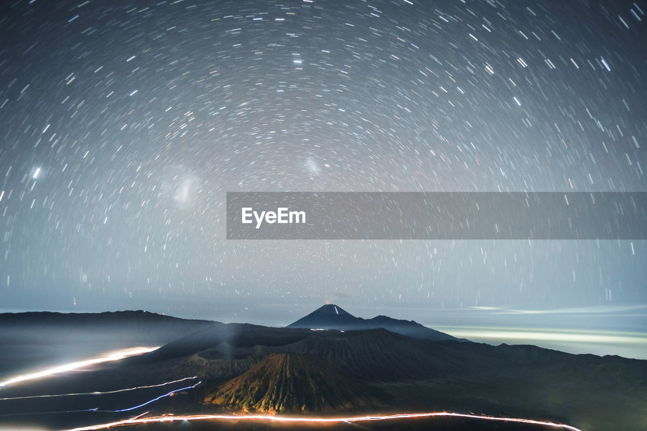 SCENIC VIEW OF STAR FIELD AGAINST SKY