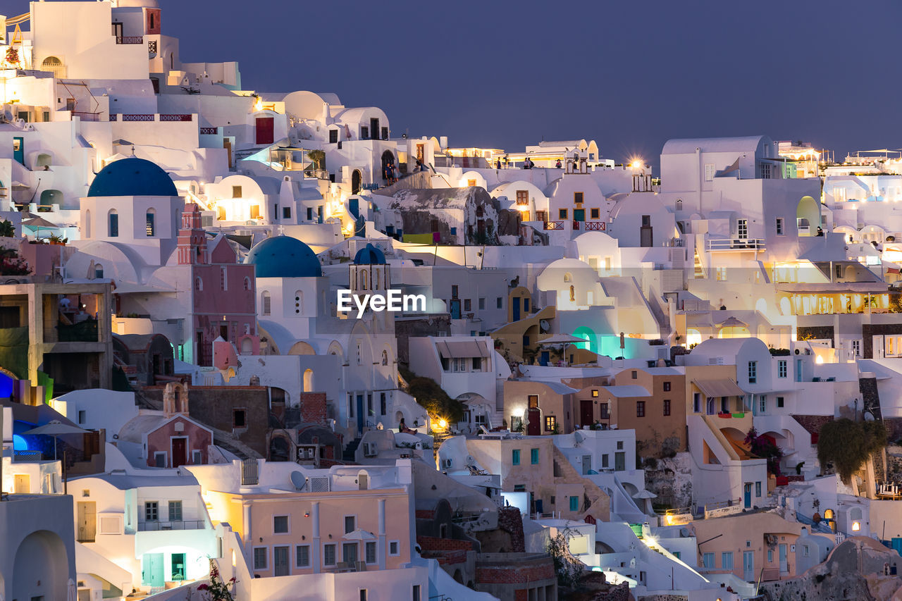 HIGH ANGLE VIEW OF CITY BUILDINGS