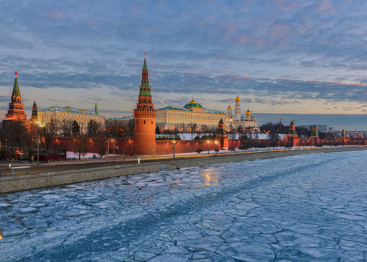 VIEW OF CITY DURING WINTER