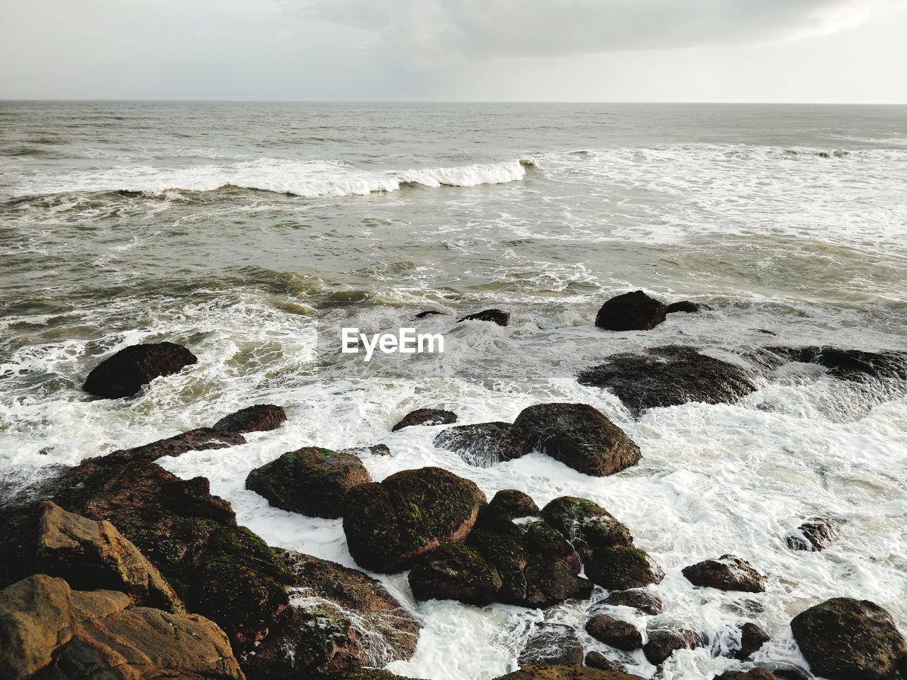 SCENIC VIEW OF SEA SHORE