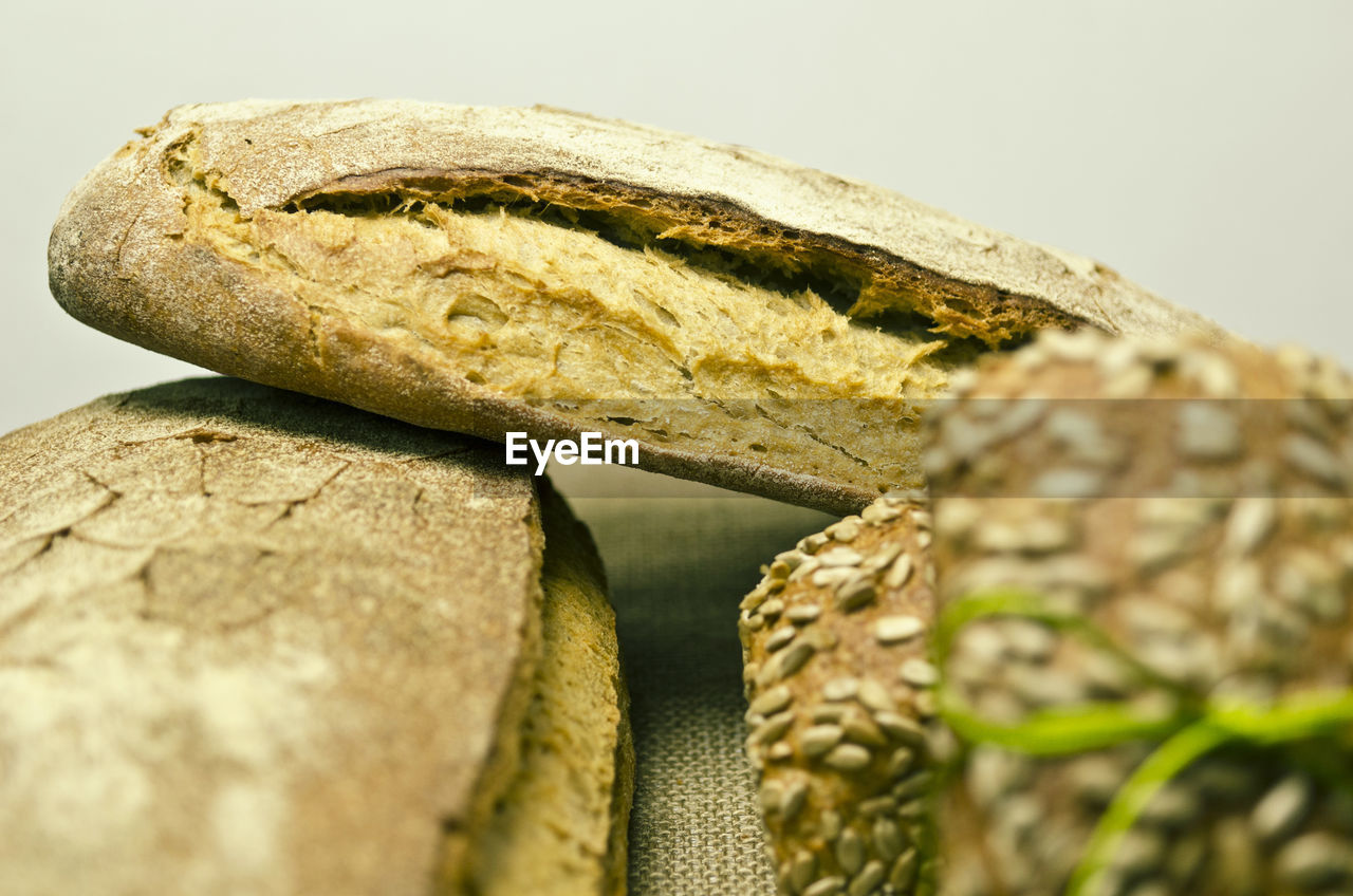 Close-up of fresh breads