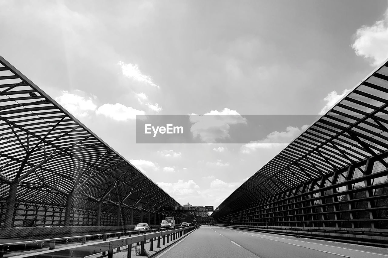 PANORAMIC VIEW OF BRIDGE AGAINST SKY
