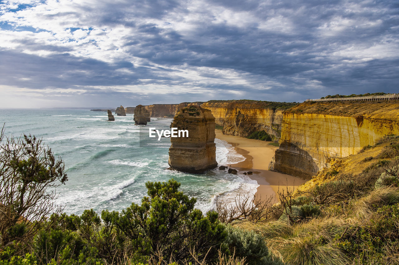 Scenic view of the australian coast at the twelve apostles