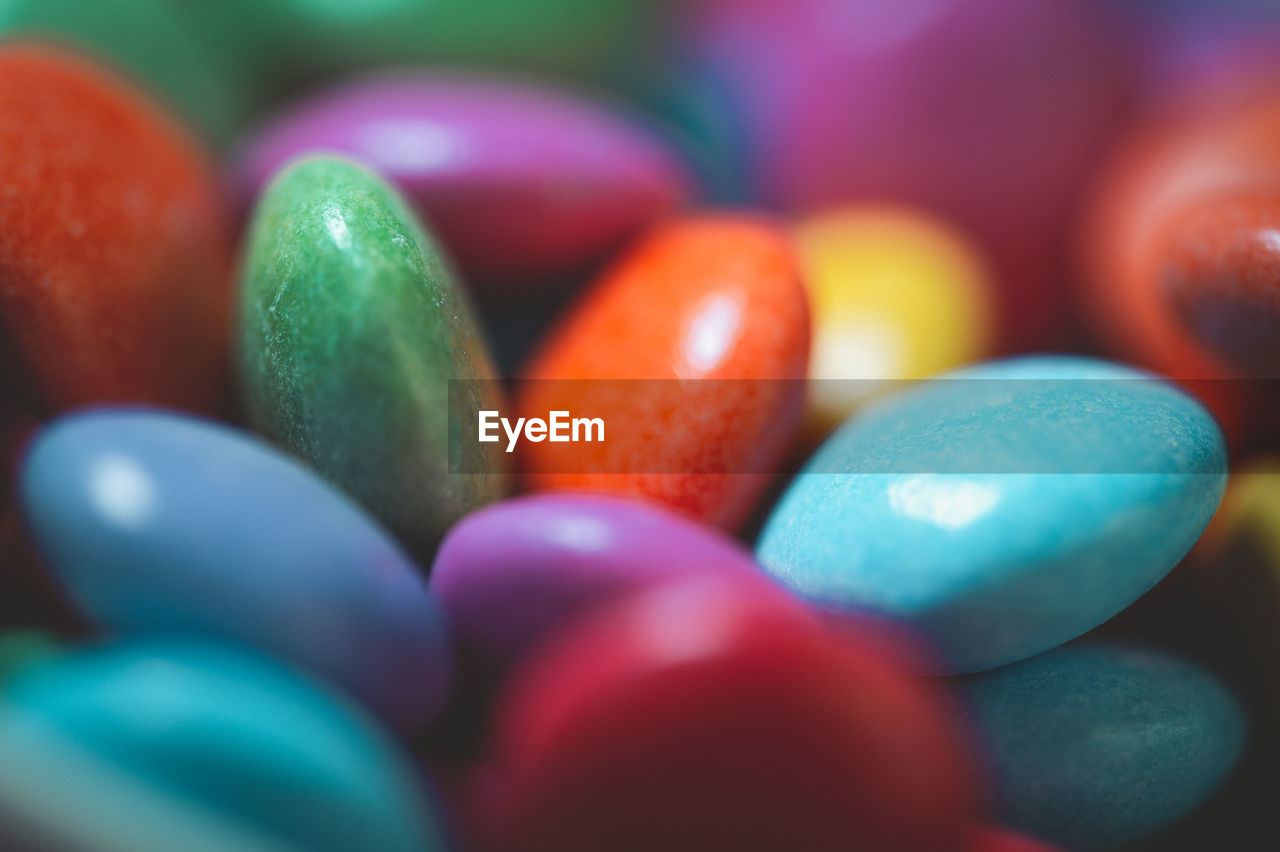 Full frame shot of multi colored candies