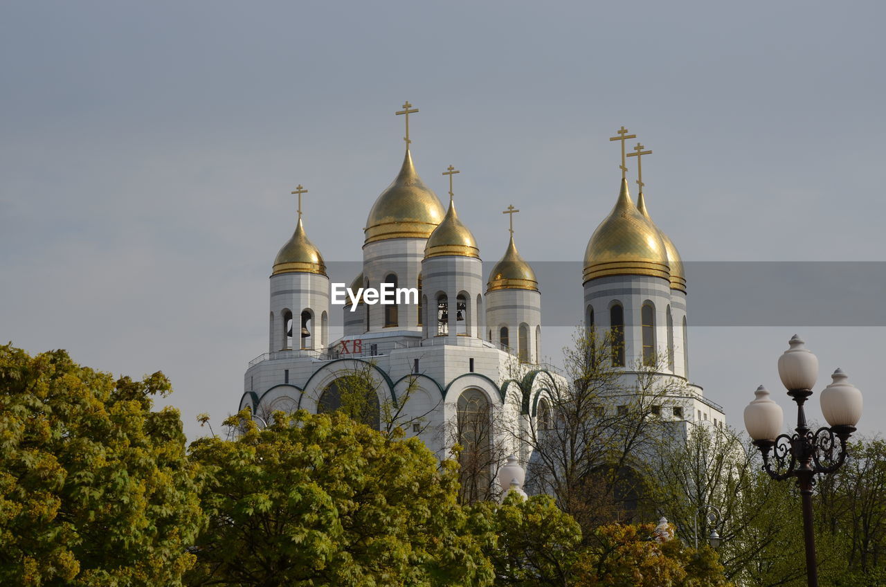 Low angle view of cathedral against sky