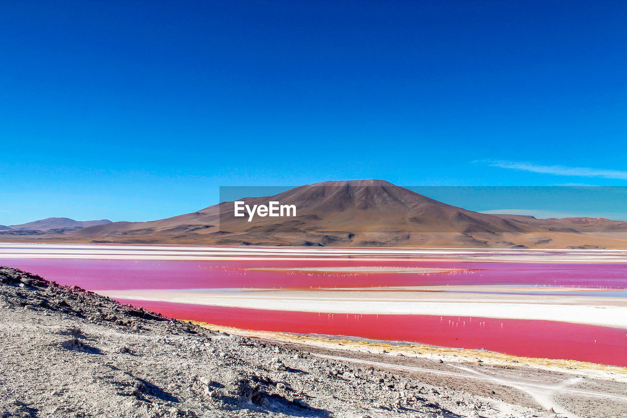 The landscapes from uyuni salt desert, bolivia