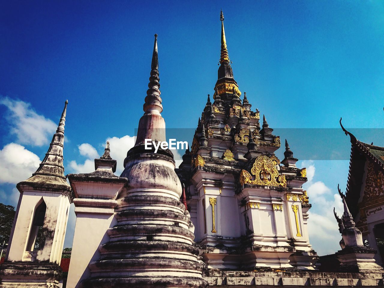 LOW ANGLE VIEW OF A TEMPLE