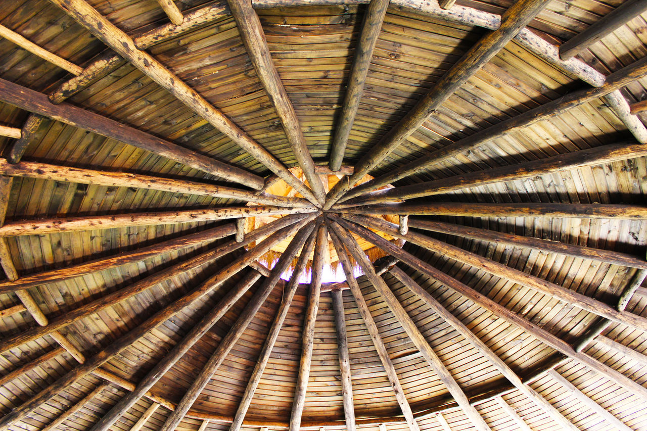 LOW ANGLE VIEW OF DESIGNED CEILING