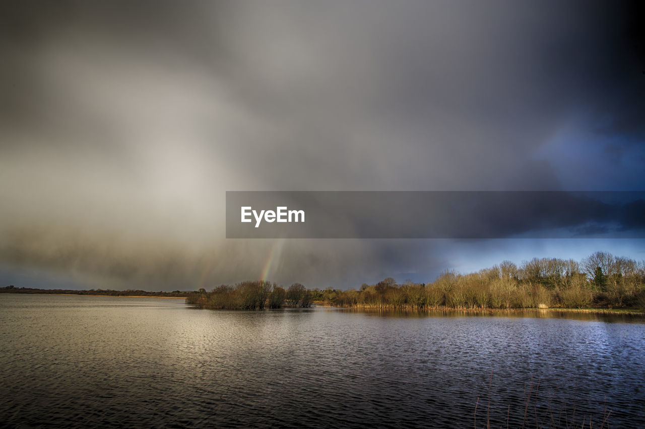 IDYLLIC VIEW OF LAKE AGAINST SKY