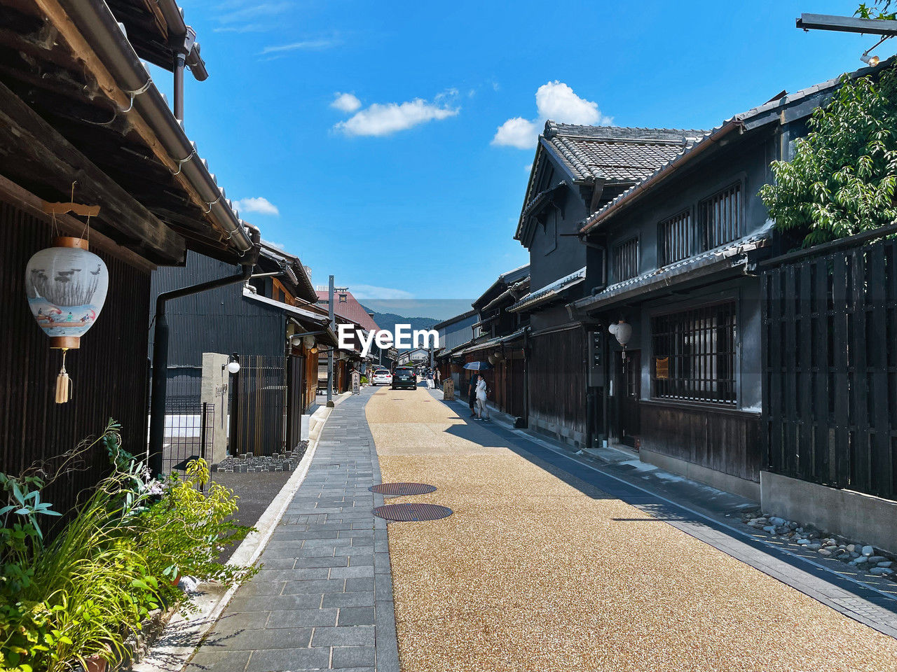 Kawaramachi's picturesque alleys and homes, gifu, japan