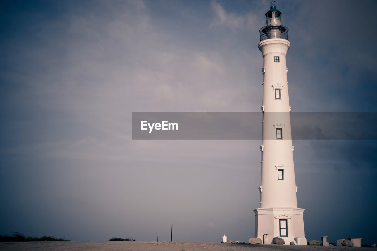 VIEW OF LIGHTHOUSE AT SEASIDE