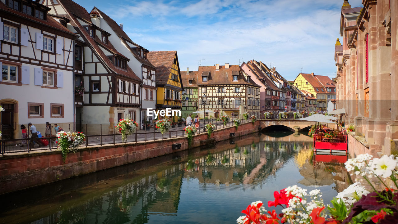 Canal in colmar, france