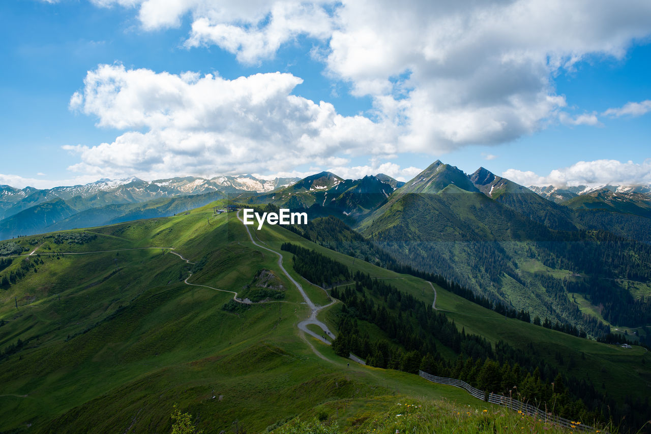 Panoramic view of landscape against sky