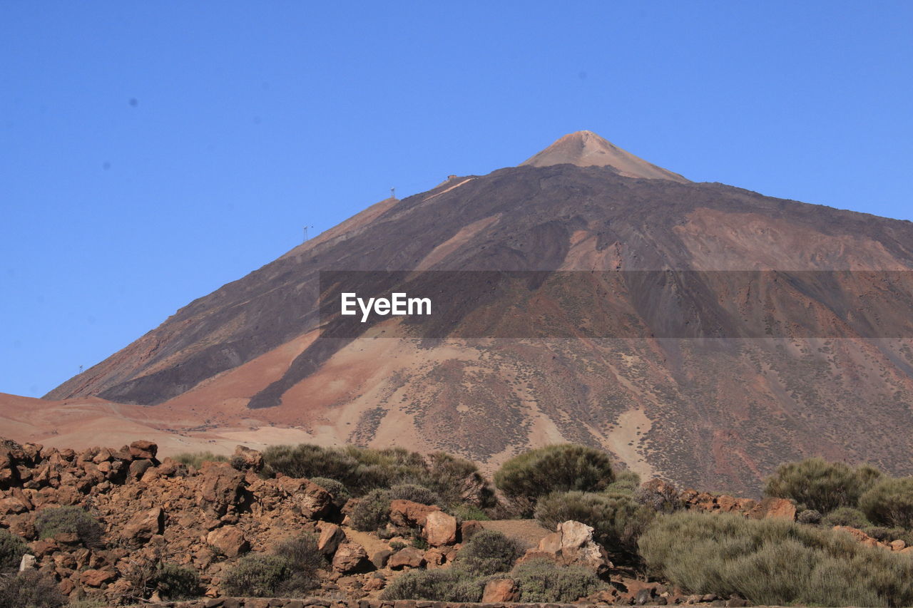 Magnificent view of mount teide