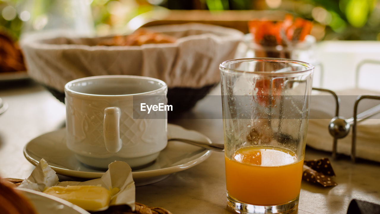 A healthy breakfast in a spanish style