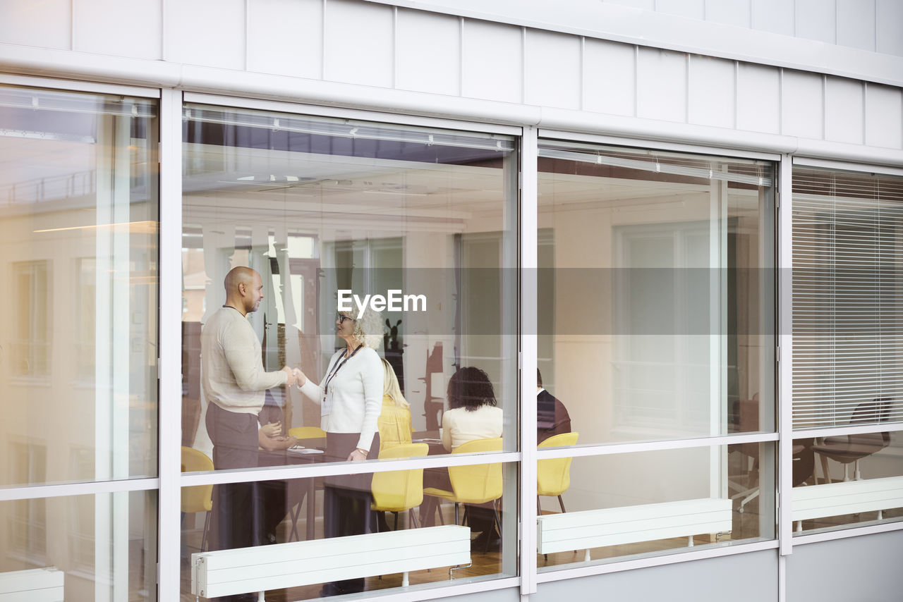 Business people having meeting in office