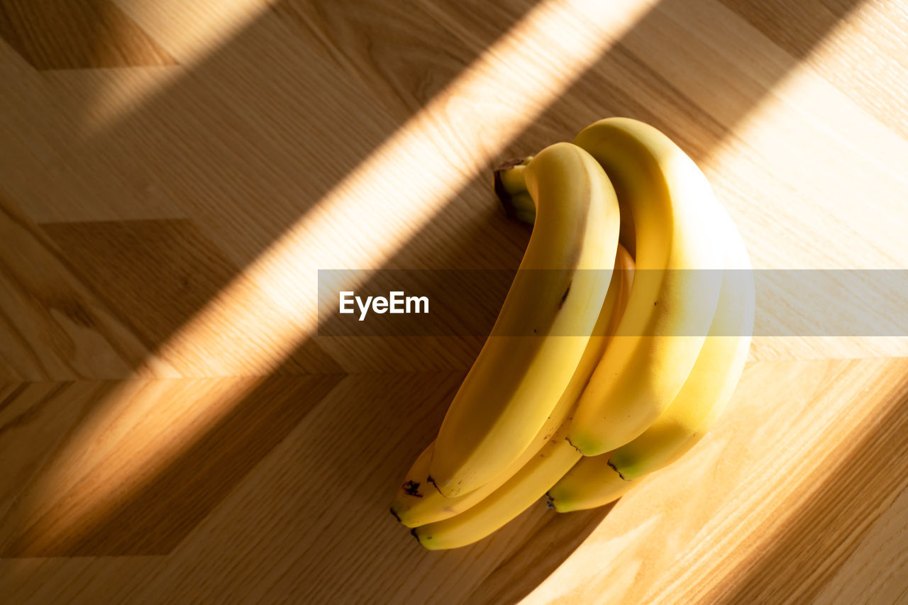 high angle view of banana