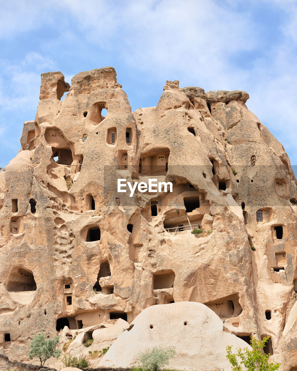 Ancient residential caves dug and carved in  past by the inhabitants of the mountainous  cappadocia
