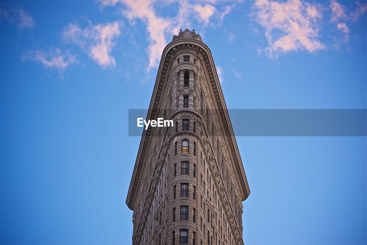 Low angle view of historical building against sky