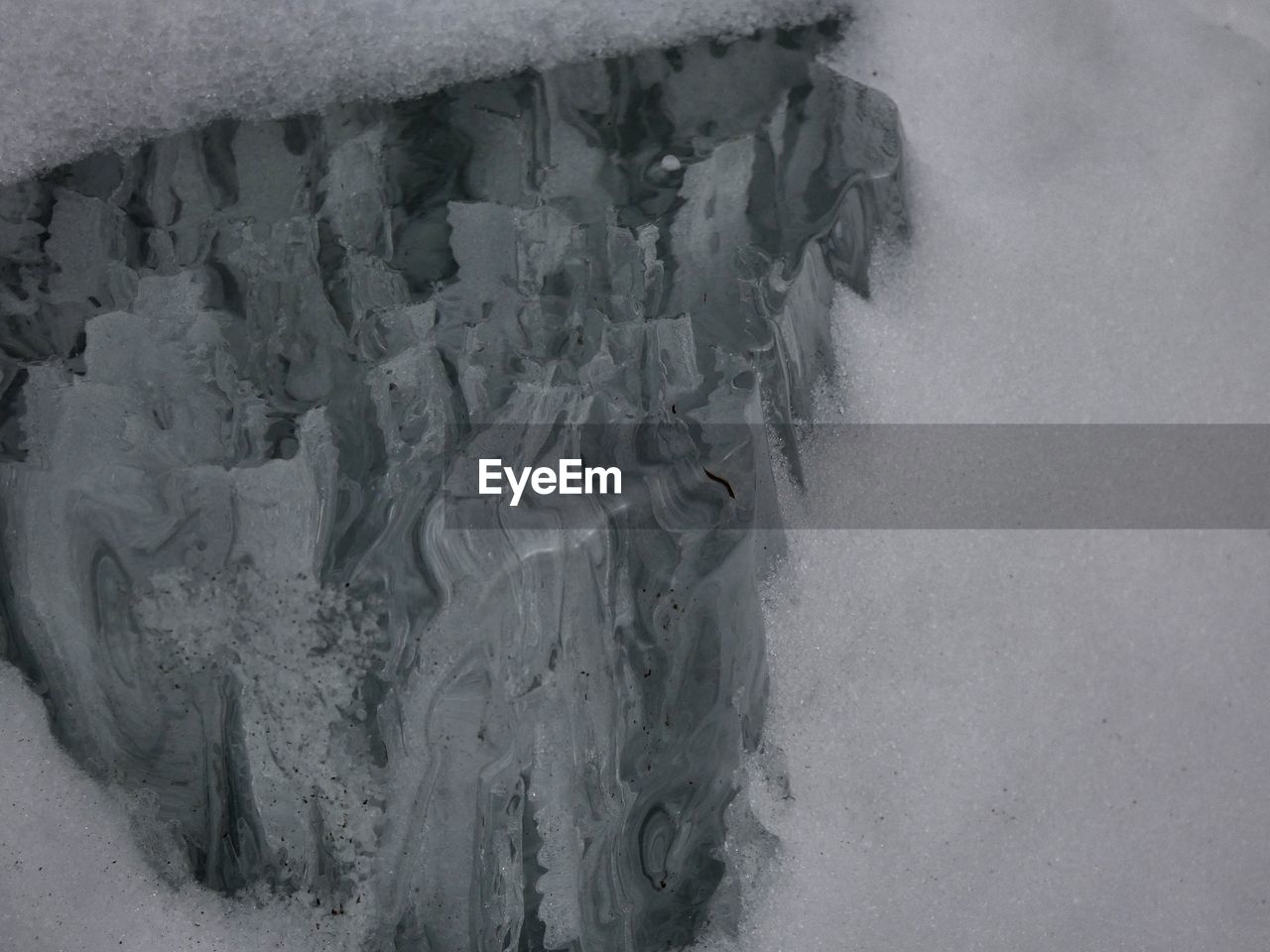 CLOSE-UP OF SNOW ON GROUND