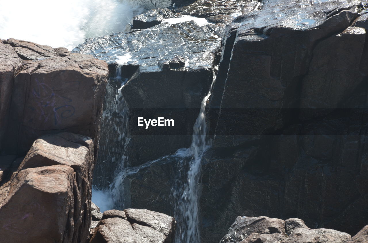 ROCK FORMATIONS IN WATER