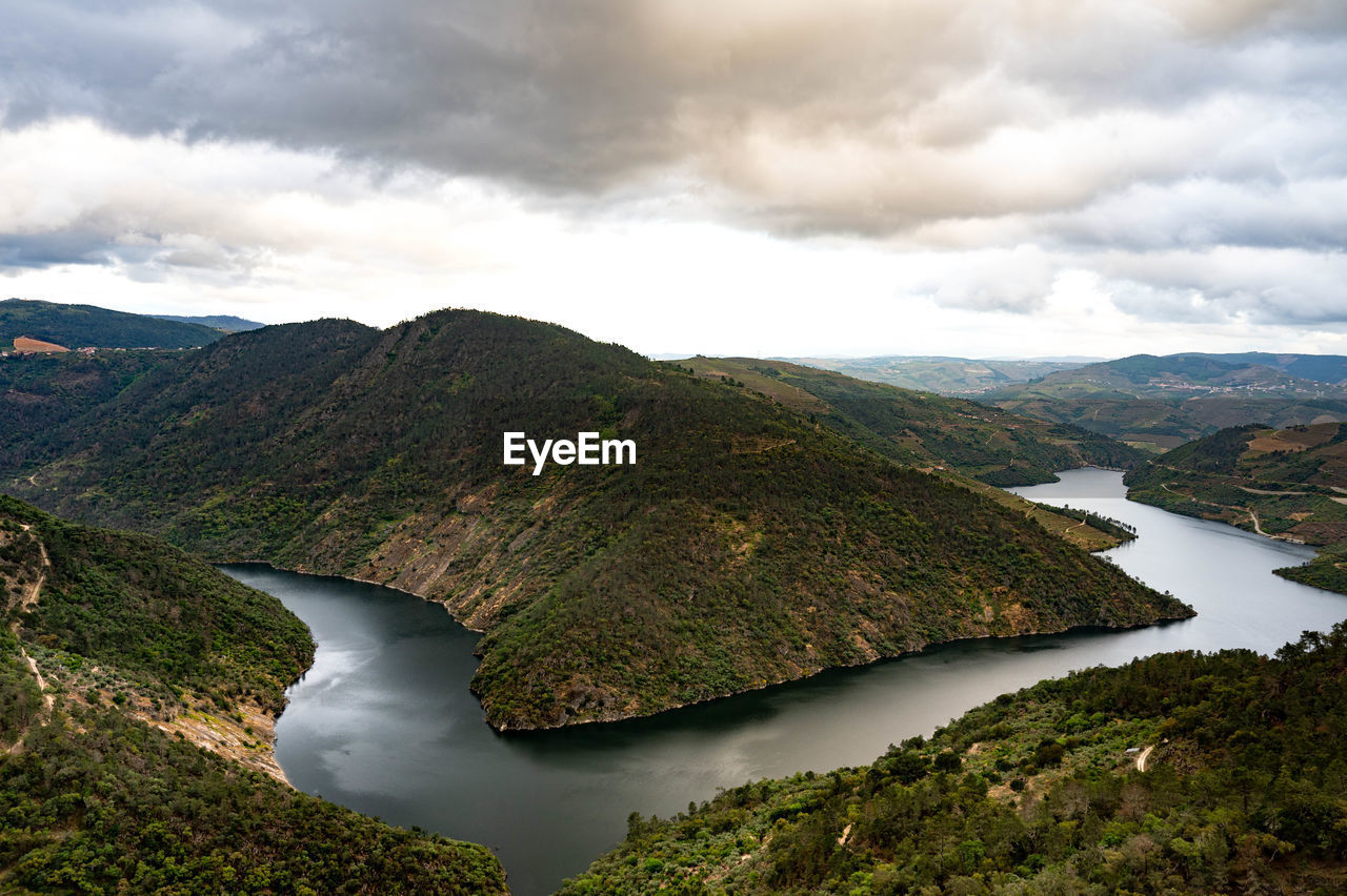 A beautiful view of douro river where the porto wine comes from