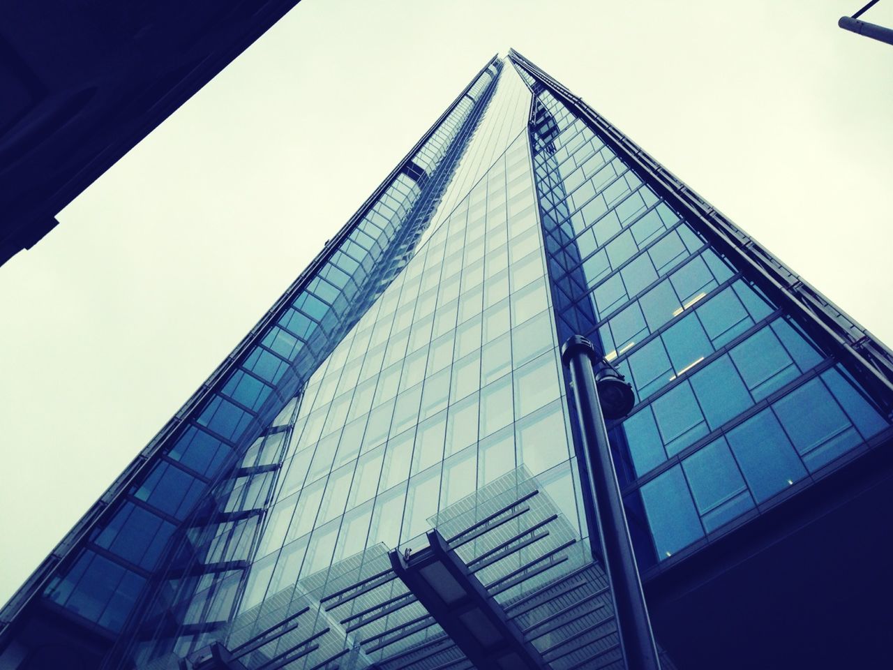 Low angle view of modern building
