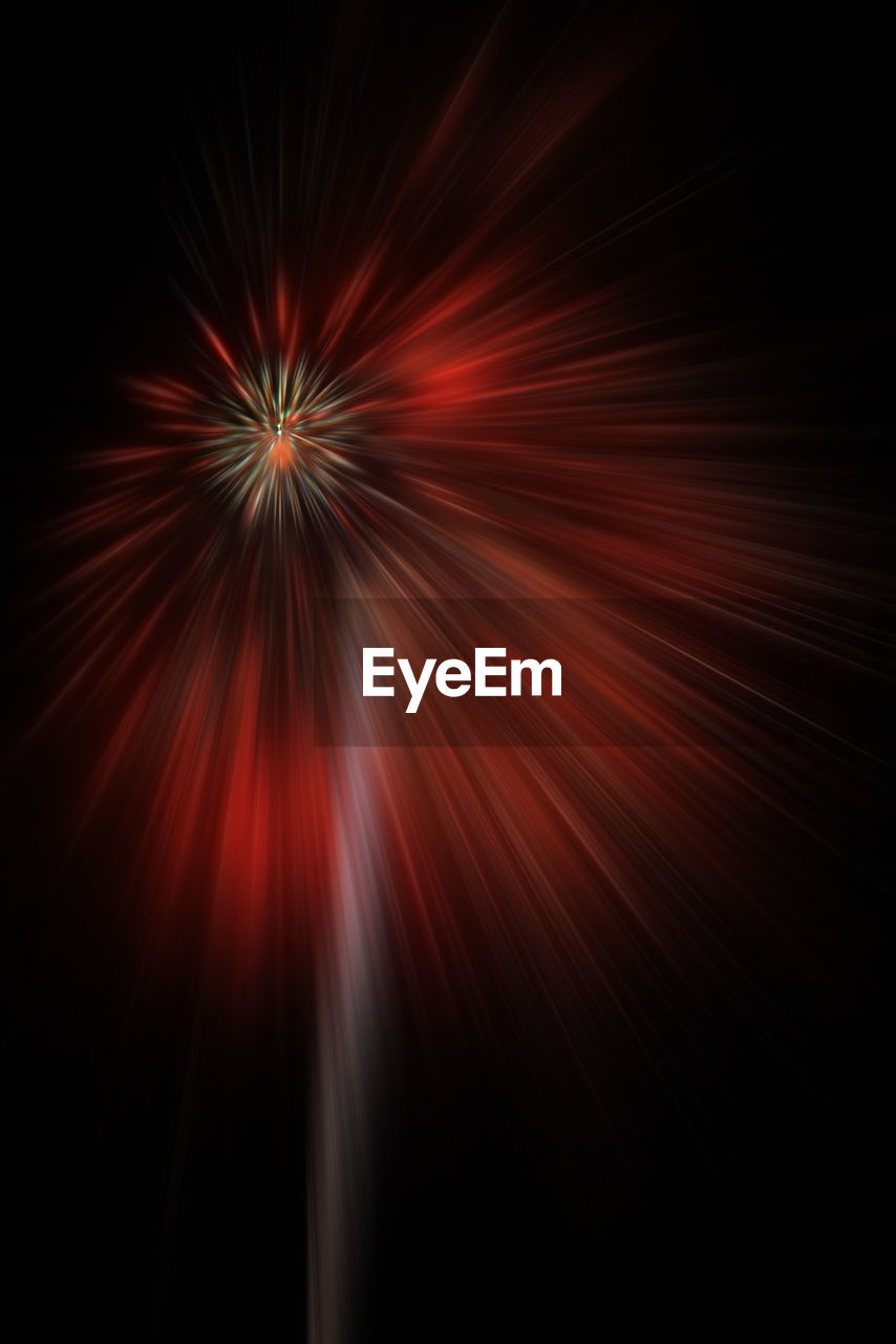 ILLUMINATED RED LIGHTS AT BLACK BACKGROUND
