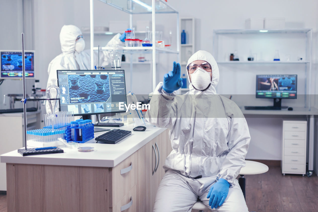 female scientist working at laboratory
