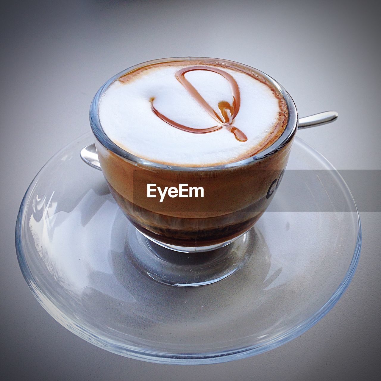 Close-up of art on coffee