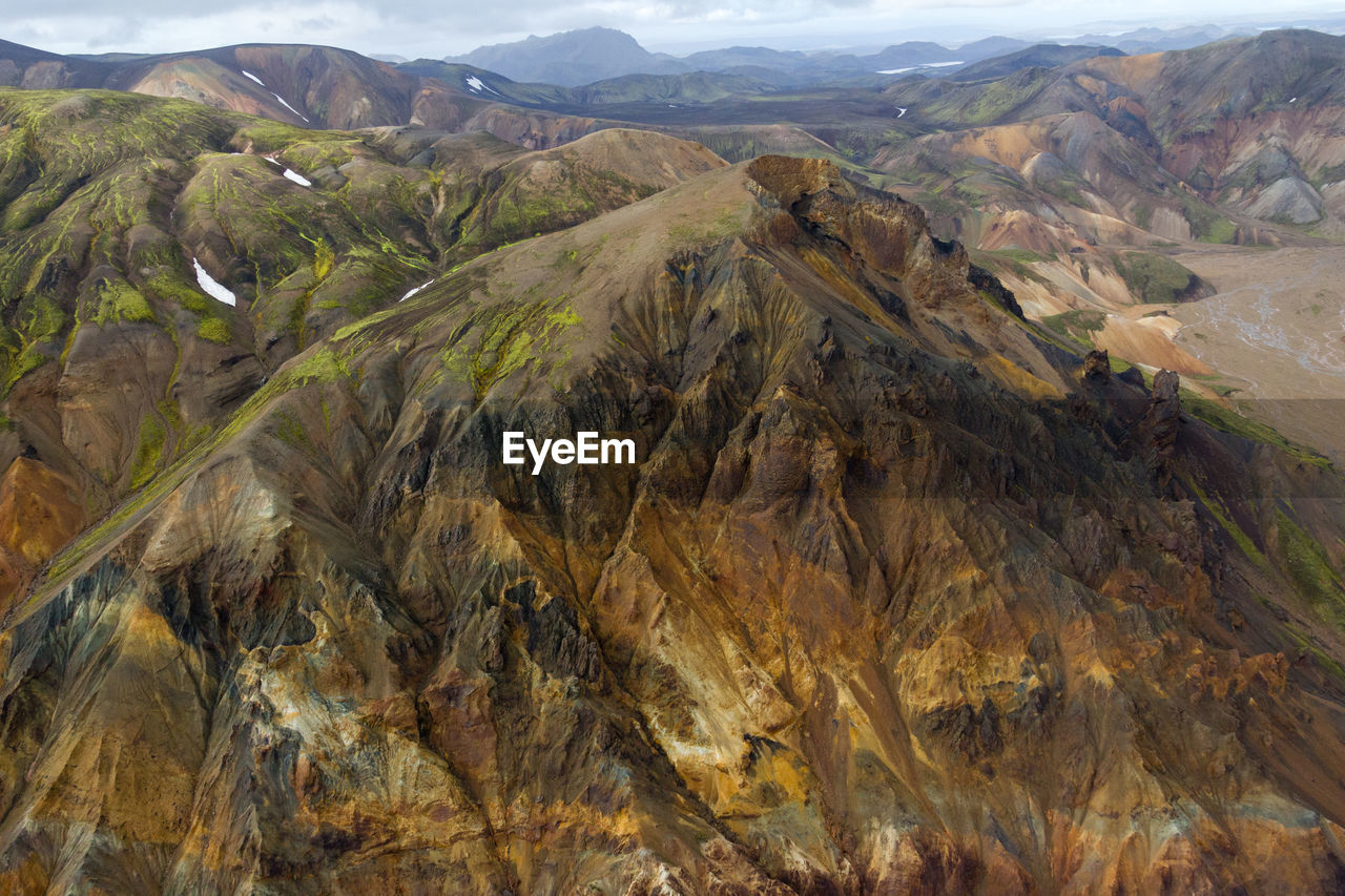 Scenic view of mountains
